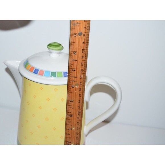 Villeroy & Boch Twist Alea Limone Coffee Pot With Lid Water Tea Pitcher retired - Picture 3 of 16